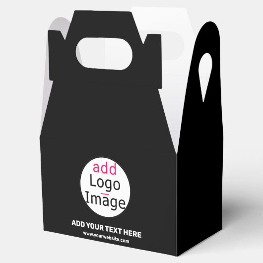 Extravagant Business Brandend Black Bedankdoosjes (Geopend)