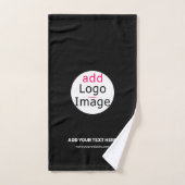 Extravagant Business Chic  Logo Black Bad Handdoek (Handdoek)