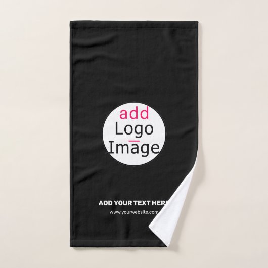 Extravagant Business Chic  Logo Black Bad Handdoek (Handdoek)