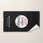 Extravagant Business Chic Logo Black Handdoek (Handdoek)