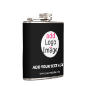 Extravagant Business Chic Logo Black Heupfles (Rechts)