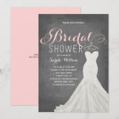 Extravagant dress-alkbord | Vrijgezellenfeest Kaart (Voorkant / Achterkant)