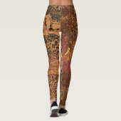 Extravagante Leggings Afrikaanse luipaard (Achterkant)