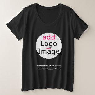 Extravagante professionele mode voor dames op maat grote maat t-shirt