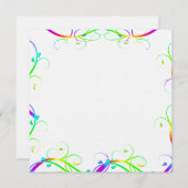 Extravagante regenboogvlakken (Voorkant / Achterkant)