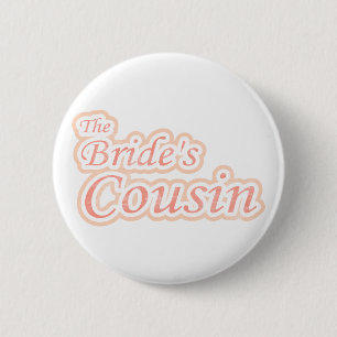 Extravaganza Bride's neef Melon Ronde Button 5,7 Cm