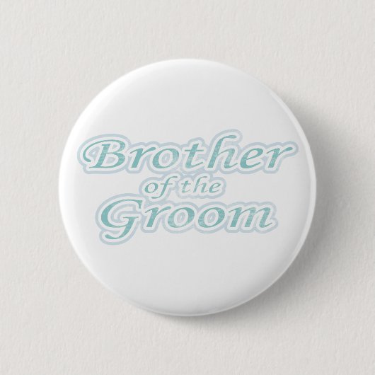 Extravaganza Brother van Groom Ronde Button 5,7 Cm (Voorkant)