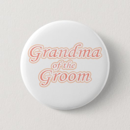 Extravaganza Grandma of Groom Ronde Button 5,7 Cm (Voorkant)