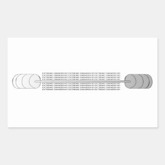 Extreem eigendom door Jocko Willink Rechthoekige Sticker