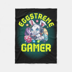Extreem gamer Pasen gaming shirt voor jongens koni Fleece Deken