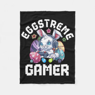 Extreem gamer Pasen videogame shirt voor kinderen  Fleece Deken