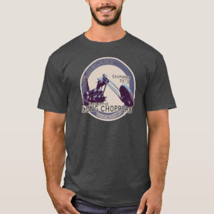 Extreem lange CHOPPER-motorfiets T-shirt