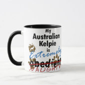 Extreem Naughty Australian Kelpie Mok (Links)
