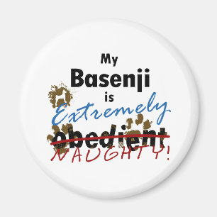 Extreem Naughty Basenji Magneet