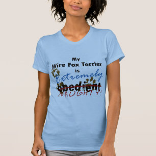 Extreem Naughty Wire Fox Terrier T-shirt