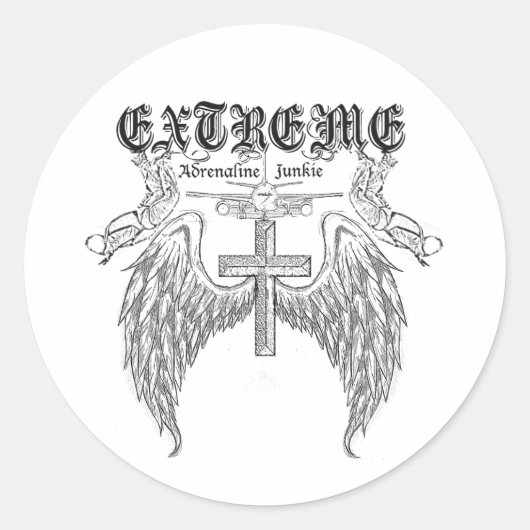 EXTREEM RONDE STICKER (Voorkant)