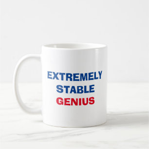 Extreem stabiele Genius Donald Trump Funny Quote Koffiemok
