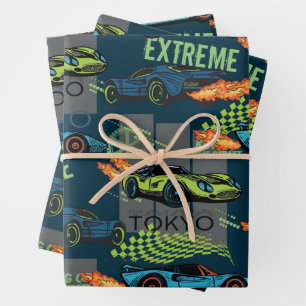 Extreem Tokyo straatracen patroon Inpakpapier Vel