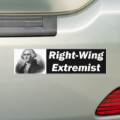 Extreemrechts Bumpersticker (Op auto)