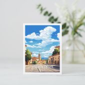 Extremadura Spanje vintage reizen Briefkaart (Staand voorkant)