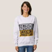 EXTREME ADVISORY HARDCORE CHRISTELIJKE T-SHIRS TRUI (Voorkant volledig)