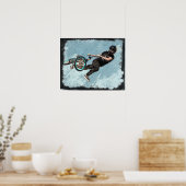 Extreme Air 3, Copyright Karen J Williams Poster (Keuken)