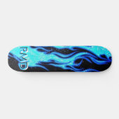 EXTREME Blue Flame Skateboard Deck (Horizontaal)
