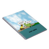 Extreme Cache Geocaching Cartoon op maat Notitieboek (Rechterzijde)