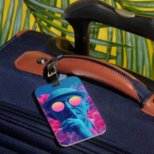 Extreme Close-Up of the Enraged Hulk Bagagelabel (Voorkant Insitu 1)