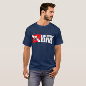Extreme duik (schedel) t-shirt (Voorkant volledig)
