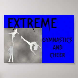 EXTREME GYMNASTICA EN CHEER POSTER
