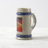 Extreme heteluchtballon op vulkanische helling bierpul (Voorkant rechts)