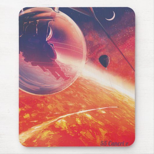 Extreme heteluchtballon op vulkanische helling muismat (Voorkant)