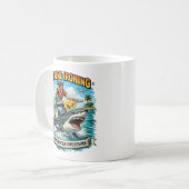 Extreme Ironing Shark Mug (Devant gauche)