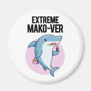 Extreme Mako-ver Grappige Mako Haaien Punt Magneet