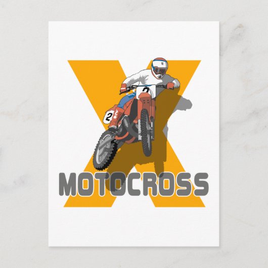 Extreme Motocross Briefkaart (Voorkant)