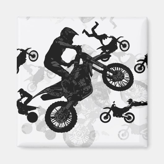 Extreme Motocross Stuntmen Magneet (Voorkant)