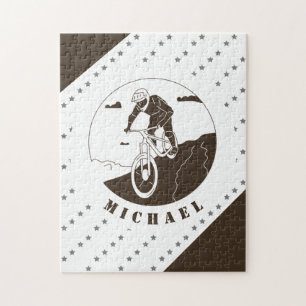 Extreme Mountain Biking Star Cyclist Name Legpuzzel