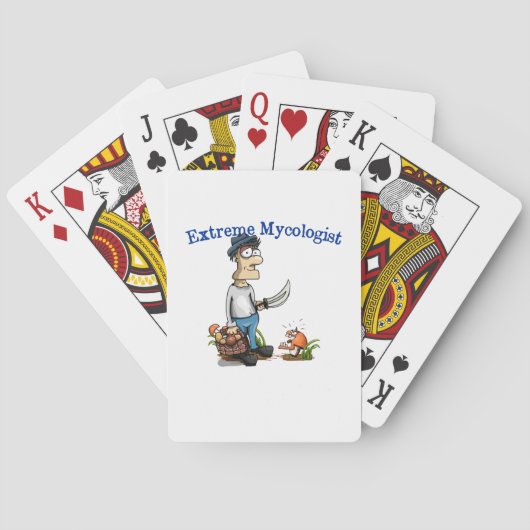 Extreme mycoloog pokerkaarten (Achterkant)