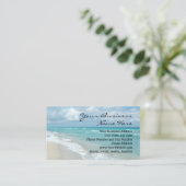 Extreme ontspanning strand Elegante spa reizen Visitekaartje (Staand voorkant)