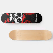 Extreme Punk konijnenschedelkarton Skateboard (Horizontaal)
