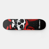 Extreme Punk konijnenschedelkarton Skateboard (Horizontaal)