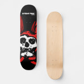 Extreme Punk konijnenschedelkarton Skateboard (Voorkant)