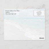 Extreme relaxatie Beach Uitzicht White Sand Briefkaart (Achterkant)