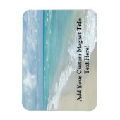 Extreme relaxatie Beach Uitzicht White Sand Magneet (Verticaal)