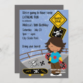 Extreme Skateboarder Kaart (Voorkant / Achterkant)