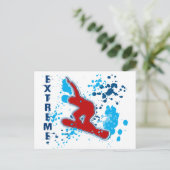 EXTREME SNOWBOARDING BRIEFKAART (Staand voorkant)
