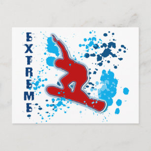 EXTREME SNOWBOARDING BRIEFKAART