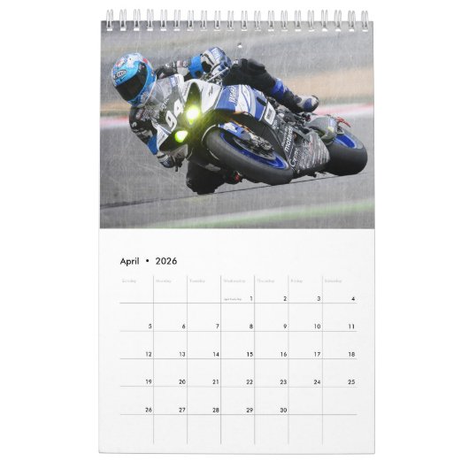 Extreme sporten, Skateboard, MotoX, Fietskalender Kalender (Apr 2026)