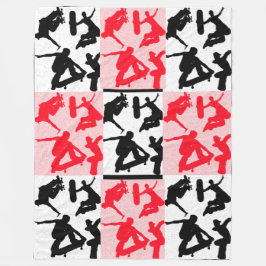 Extreme Sports Skateboarding Schaats Park Fleece Deken